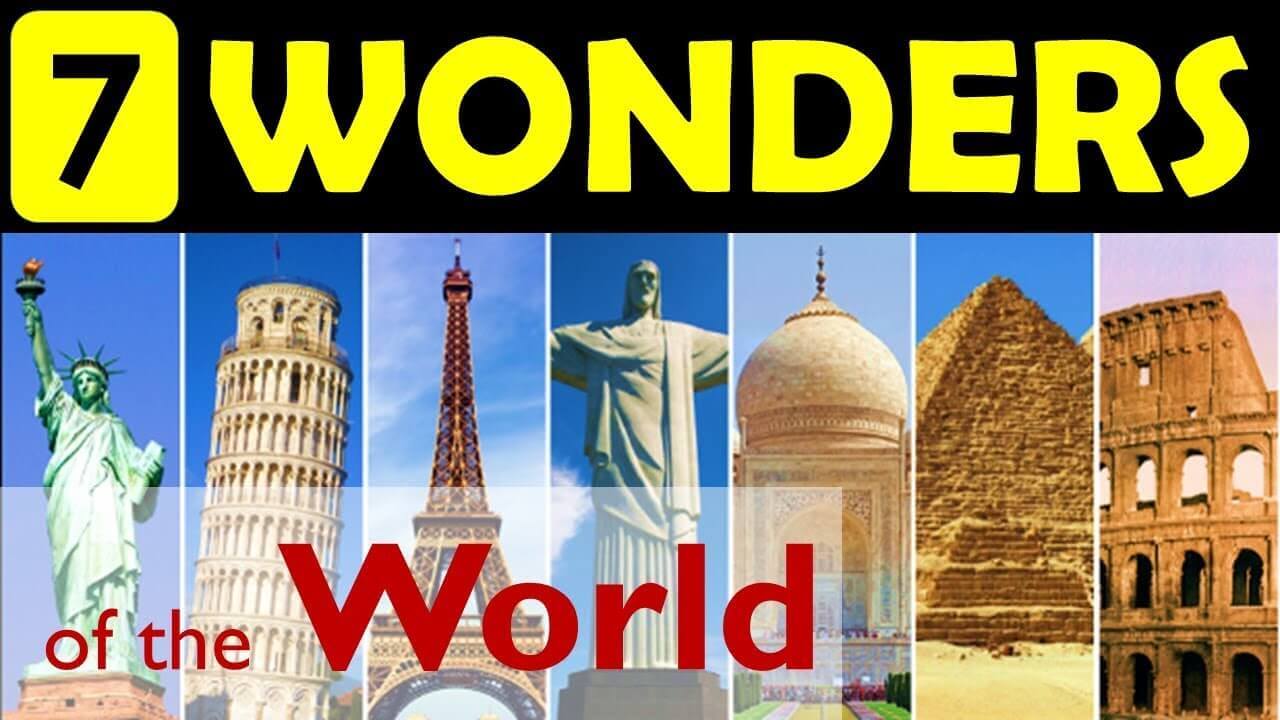 7 wonders of the world wallpapers with name