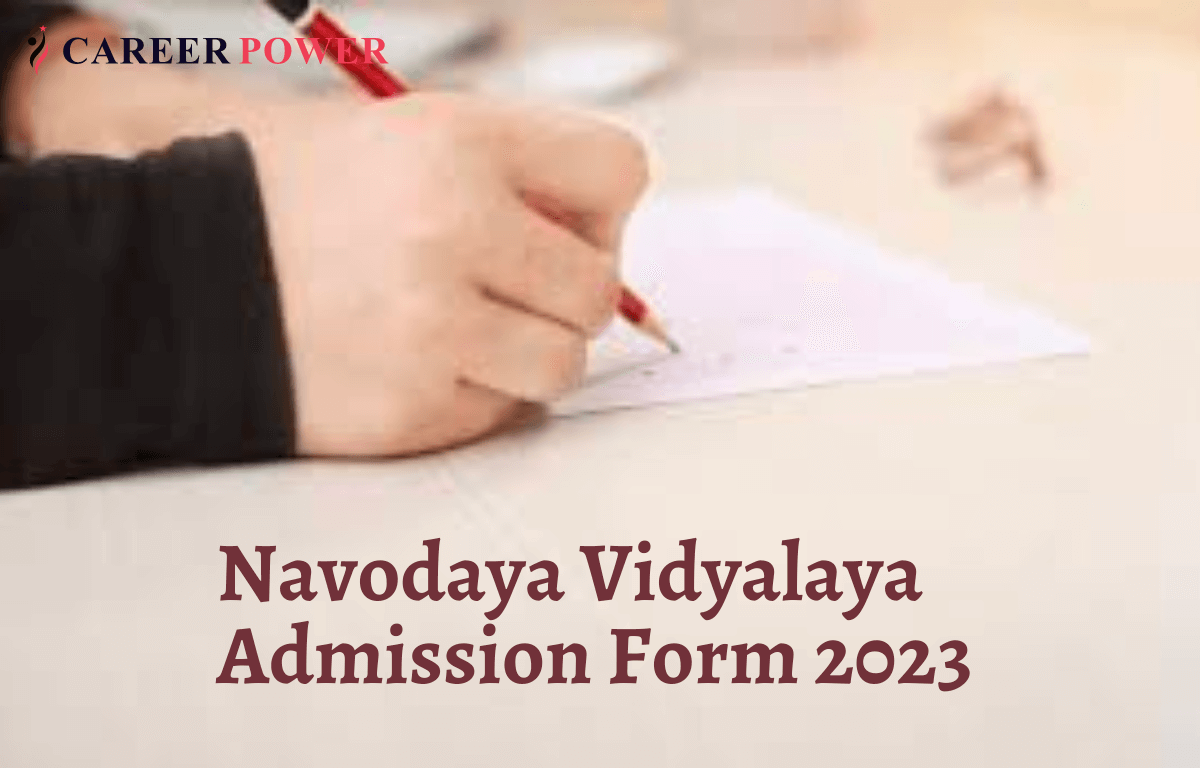 Navodaya Vidyalaya Admission Form 2023