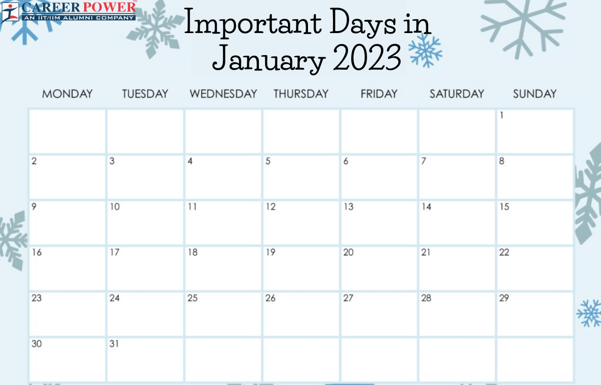 Important Days In January 2023 Full List