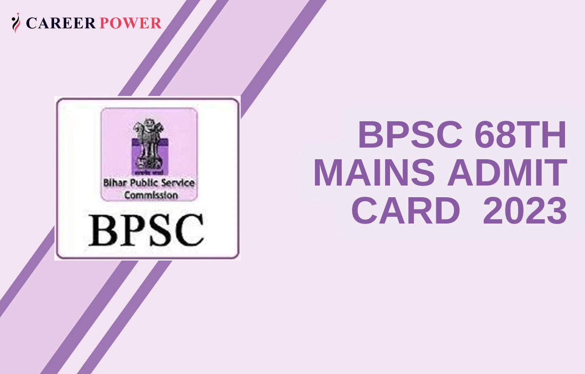 BPSC 68th mains admit card 2023