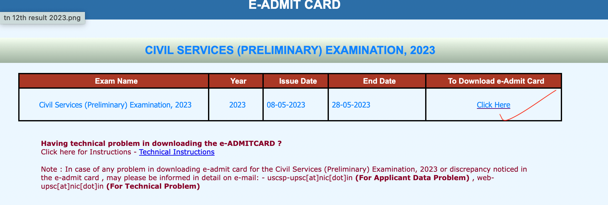UPSC Admit Card 2023 Out, Download UPSC Prelims Hall Ticket_5.1
