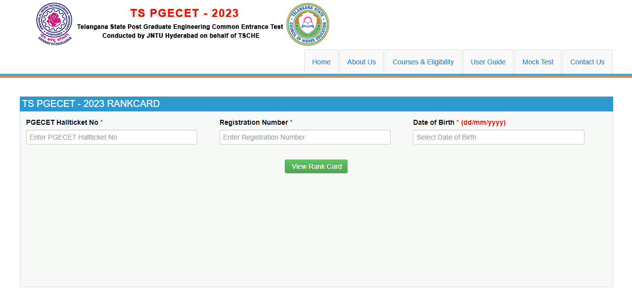 TS PGECET Results 2023 Out, Telangana PGECET Result and Rank Card_4.1