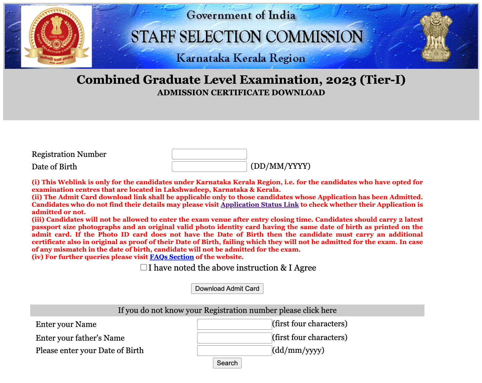 SSC CGL KKR Admit Card 2023 Out, Direct Link to Download_4.1