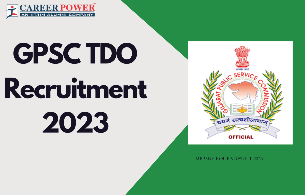 GPSC TDO Recruitment 2023