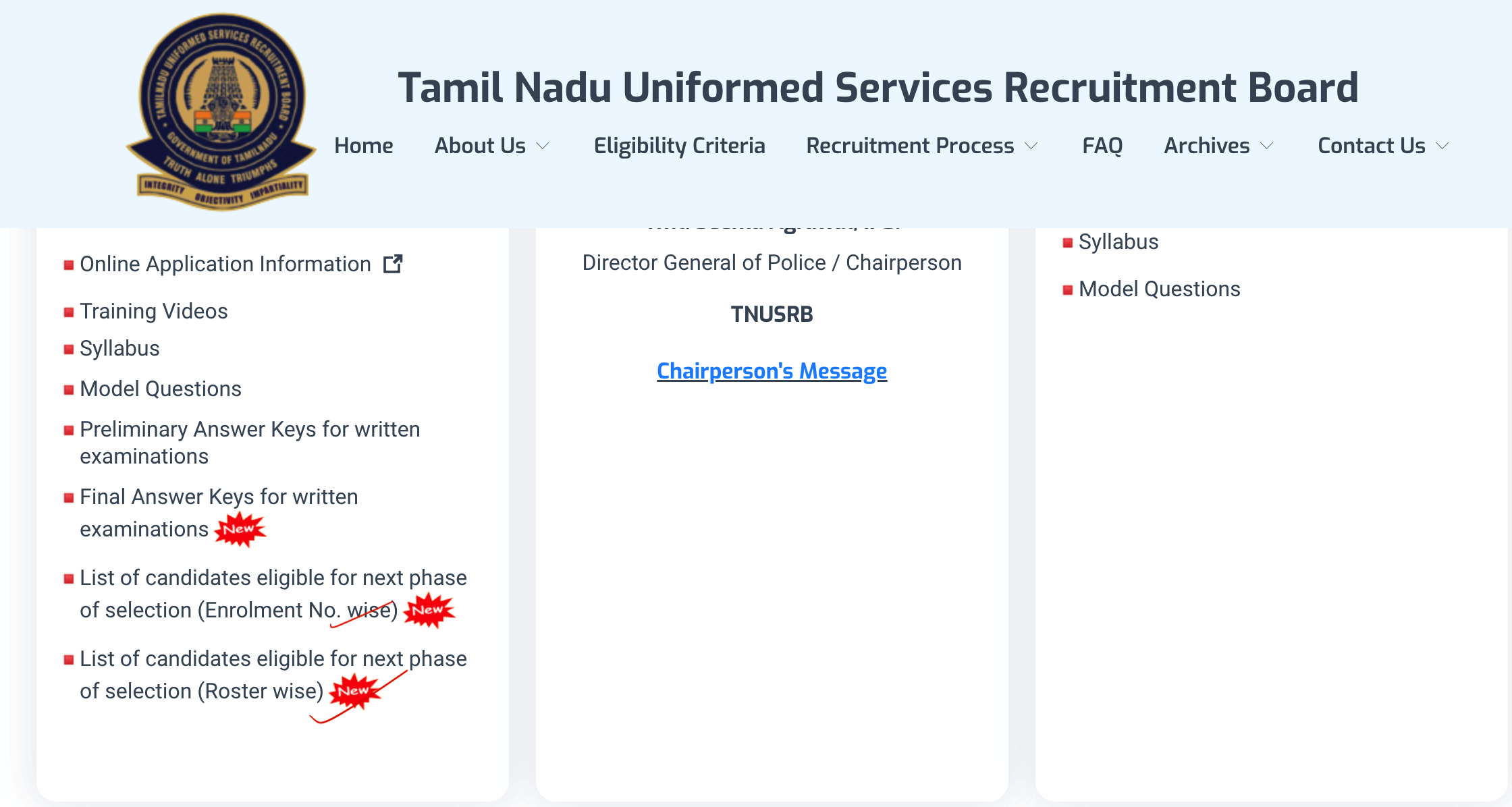 TNUSRB SI Result 2023 Out, TN SI Cut Off and Result PDF_4.1