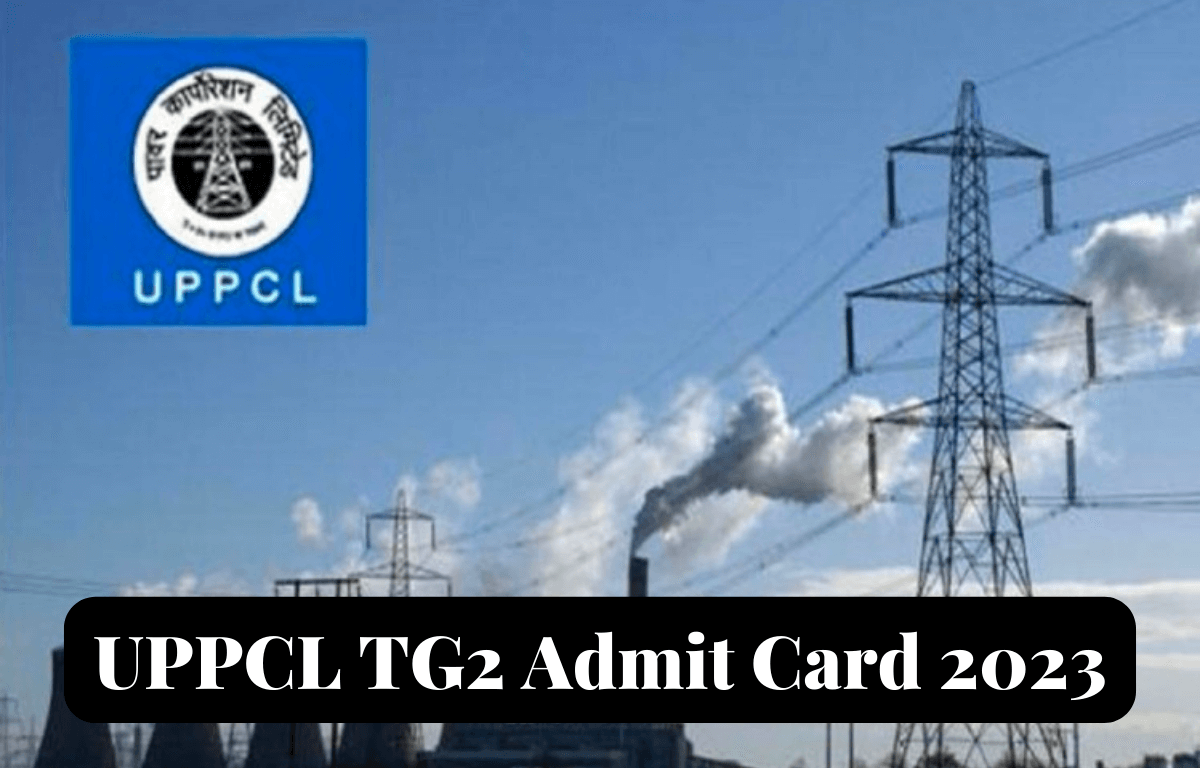 uppcl tg2 admit card 2023