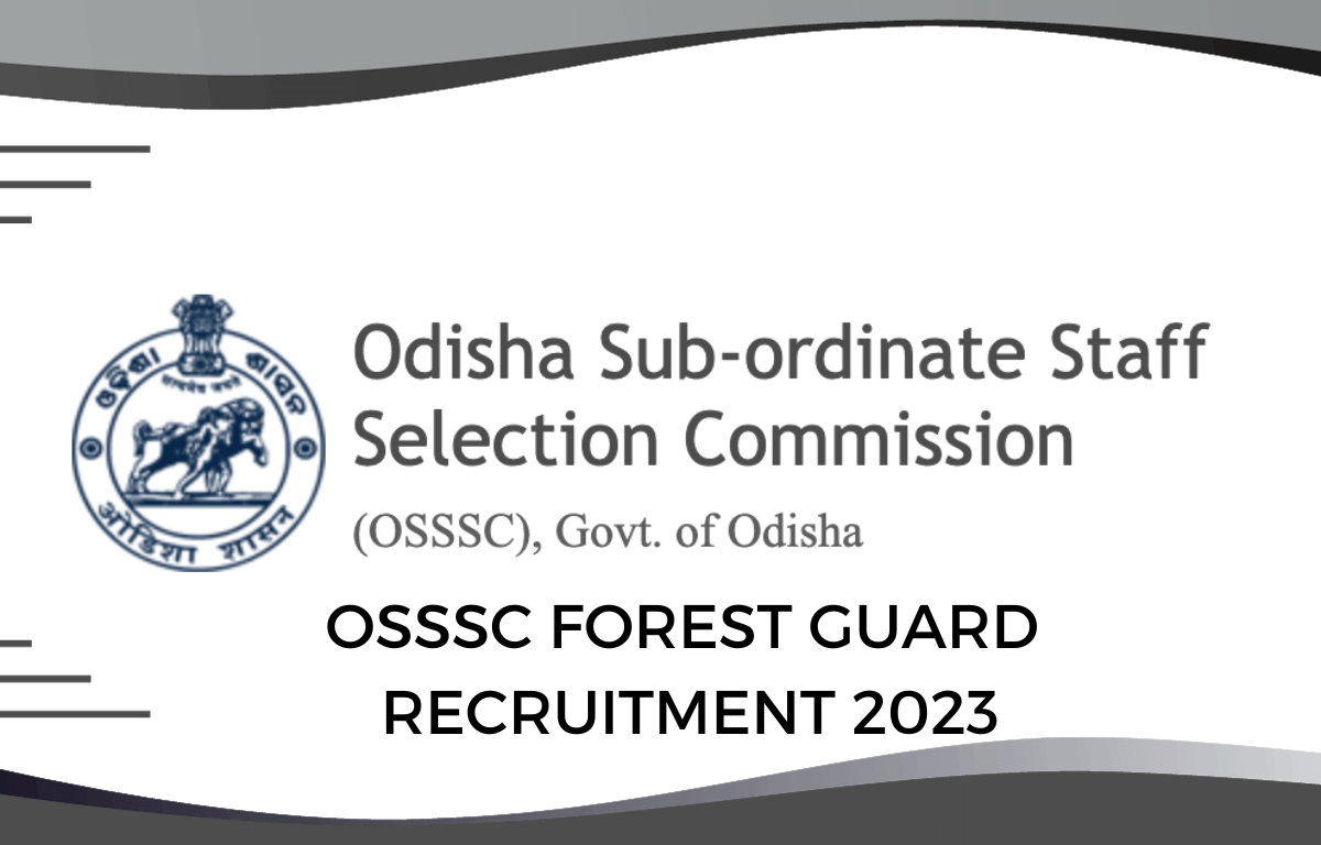 osssc forest guard recruitment 2023