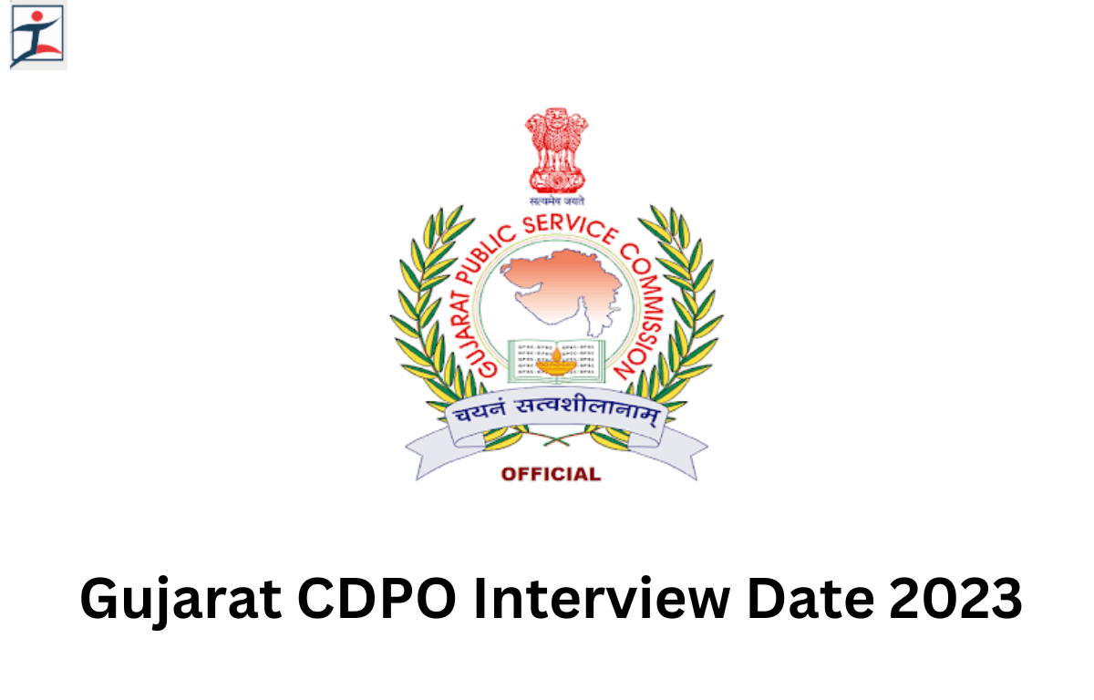 Gujarat CDPO Interview Date 2023