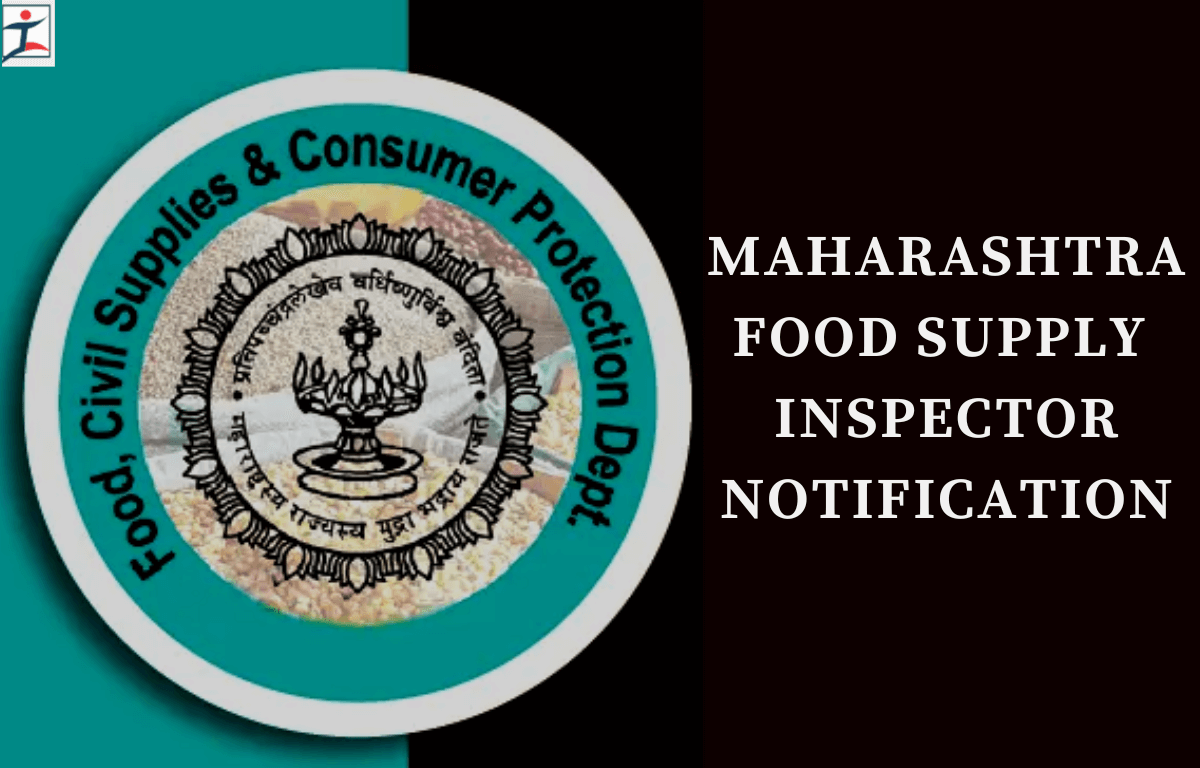 Maharashtra Food Supply Inspector Notification