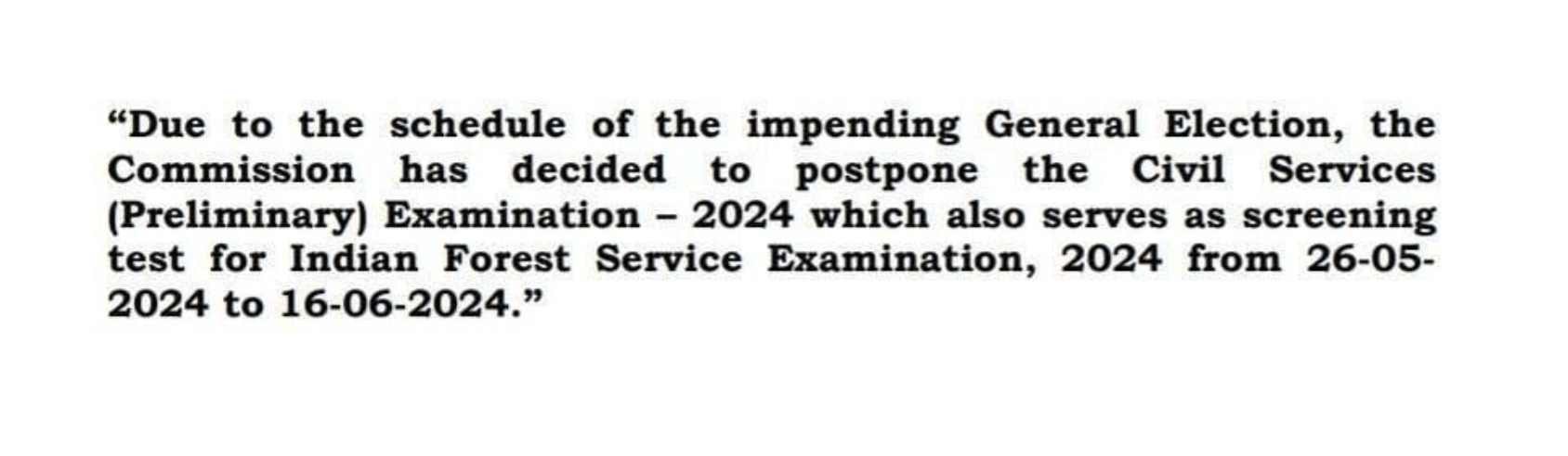 UPSC Exam Date 2024 Out, Civil Services Prelims Exam on 16 June_3.1