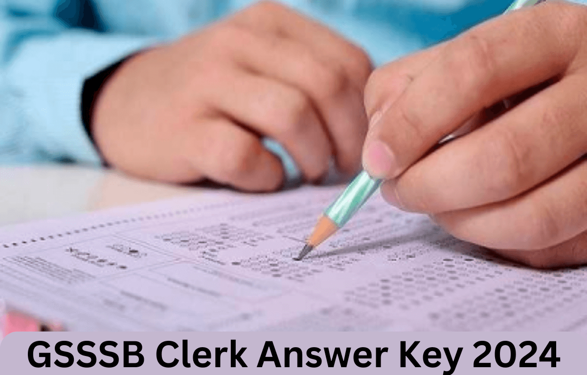 GSSSB Clerk Answer Key 2024