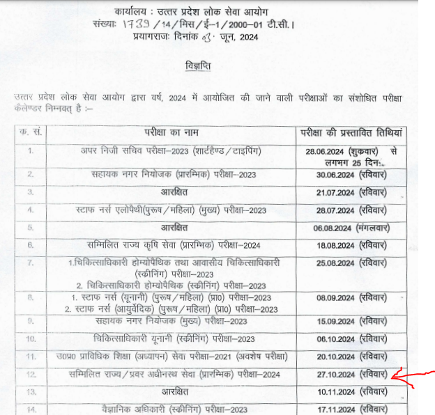 UPPSC Exam Date 2024 Out, Check Prelims Exam Schedule_3.1