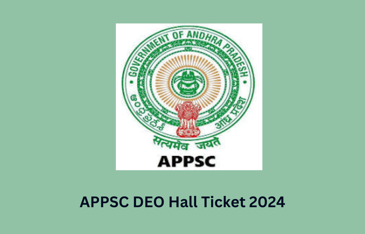 APPSC DEO Hall Ticket 2024