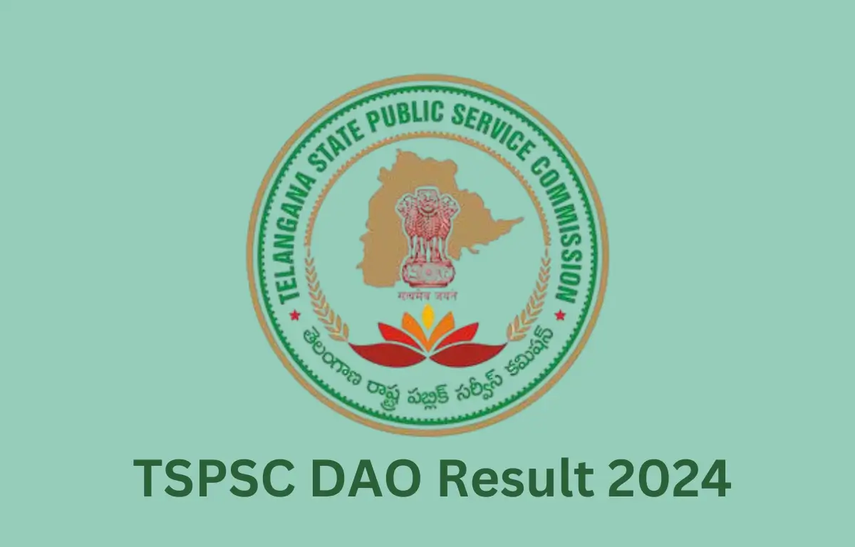 TSPSC DAO Result 2024