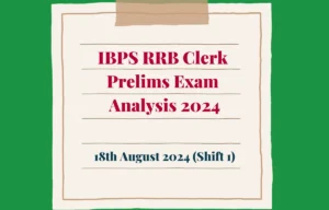 IBPS RRB Clerk Prelims Exam Analysis