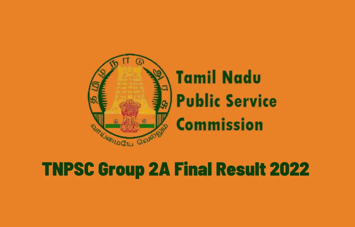 TNPSC Group 2A Final Result 2022