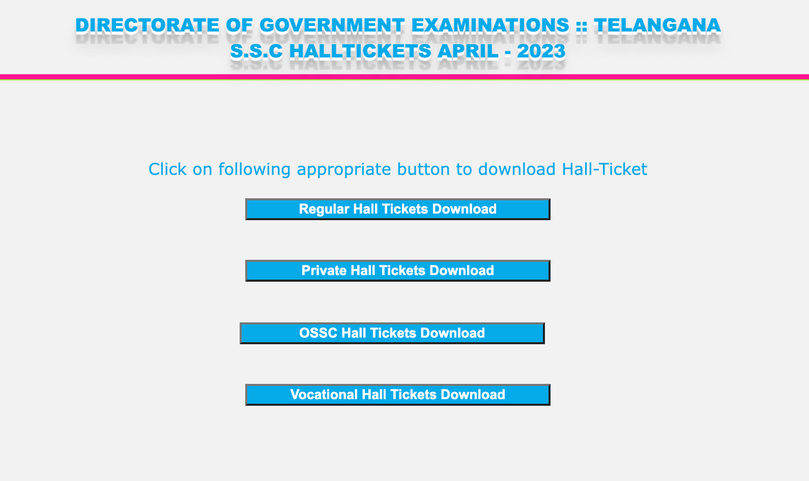 TS SSC Hall Ticket 2023 for Class 10th, Download Link_5.1