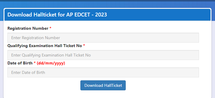 AP EDCET Hall Ticket 2023 Out, Admit Card Download Link_4.1