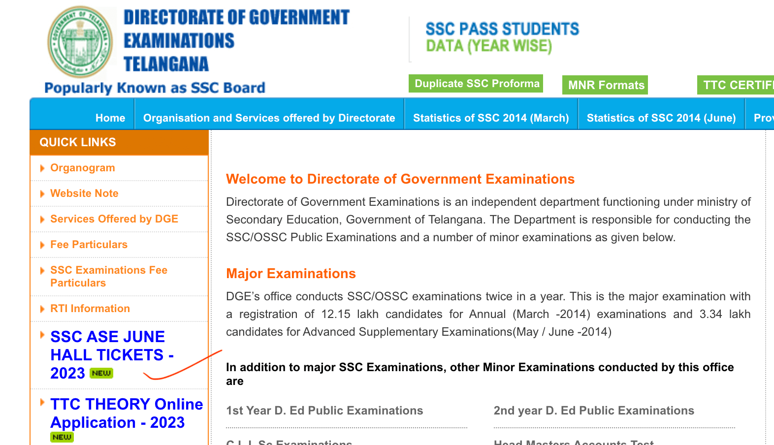 TS SSC Supplementary Hall Ticket 2023 Out, Check ASE Time Table_4.1