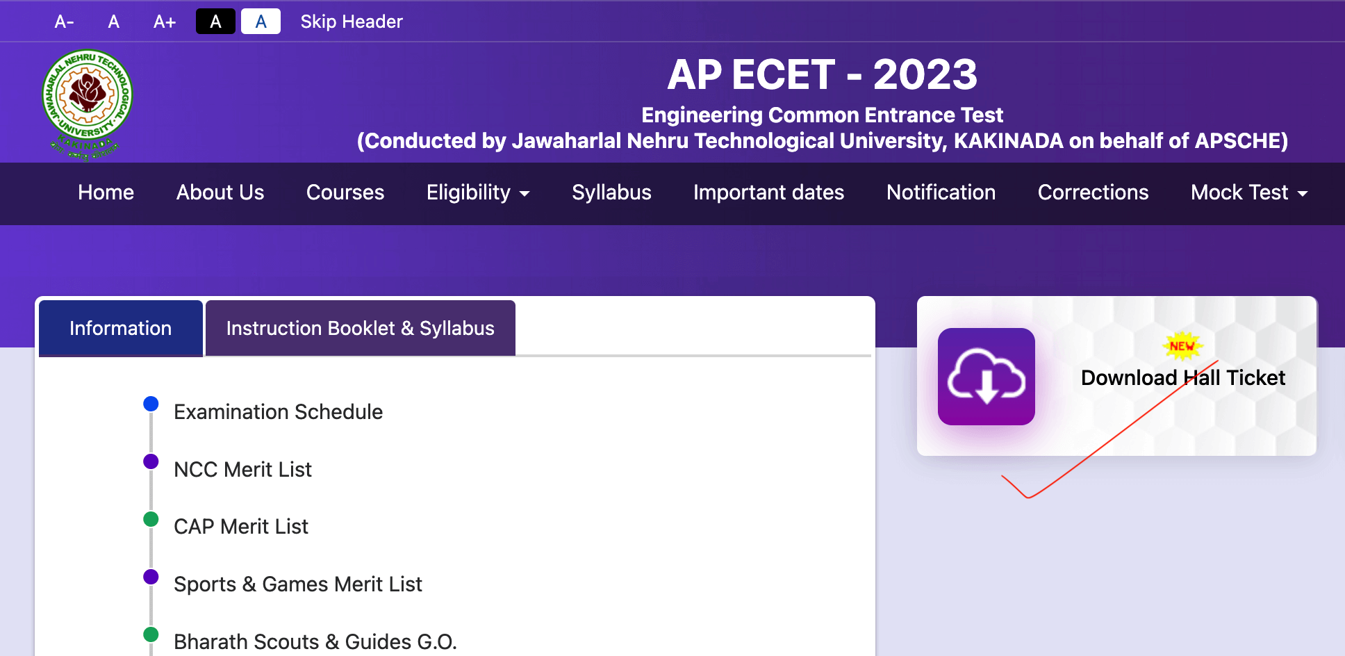 AP ECET Hall Ticket 2023 Out, Direct Download Link_5.1