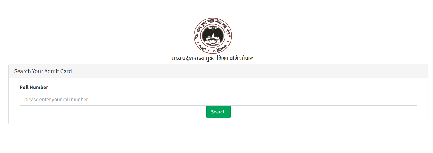 MPSOS Admit Card 2023 Out Class 10th and 12th, Download at www.mpsos.nic.in_3.1