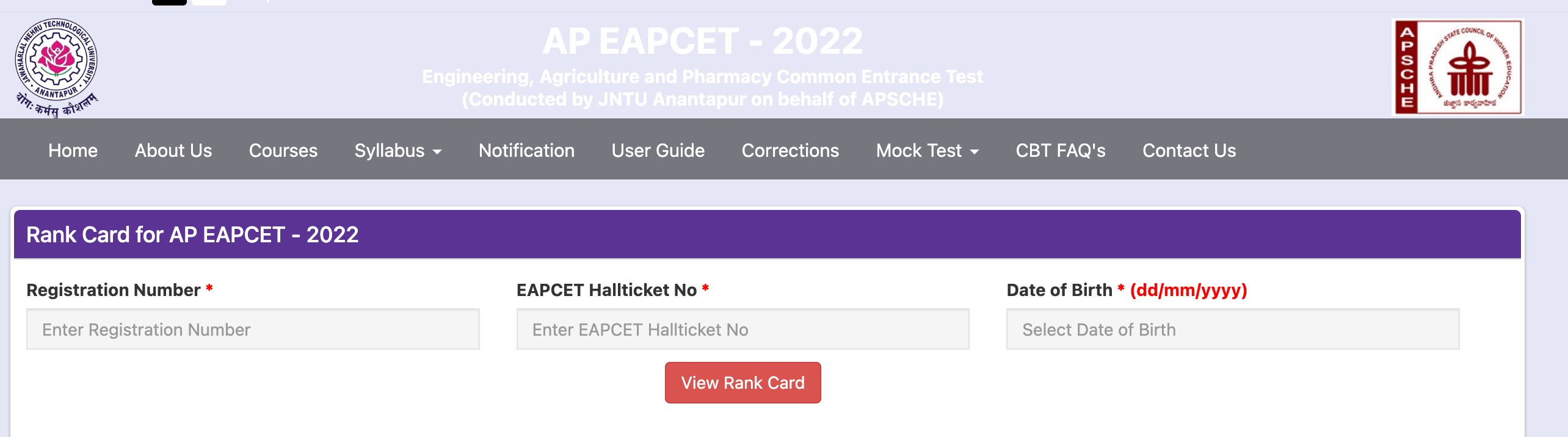 AP EAMCET Results 2023 Out, Result and Rank Card Link