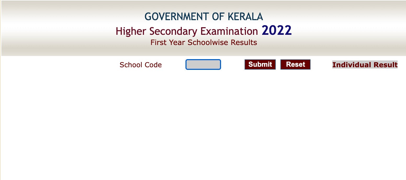 Plus One Result 2023 Out, DHSE Kerala +1 Result School wise Link