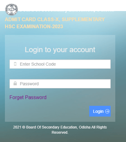 Odisha 10th Supplementary Admit Card 2023 Out, Odisha Class 10 Hall Ticket Active Link_4.1