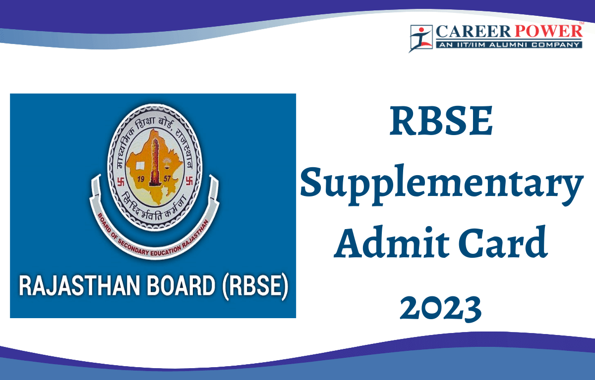 RBSE Supplementary Admit Card 2023