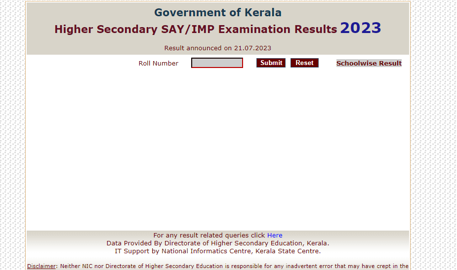Kerala Plus Two SAY Exam Result 2023 Out, 12th Supplementary Result Link_5.1