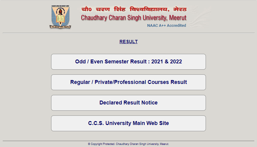 CCSU Result 2023 Out at ccsuresults.com, Direct Link to Check 1st, 2nd, 3rd Year Result_4.1