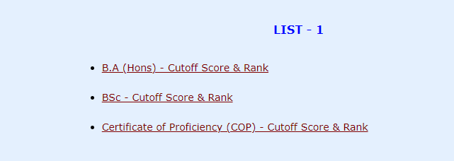 JNU Admission 2023 First Merit List Out, JNU Cut Off PDF Link_4.1
