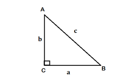 right angled triangle formula