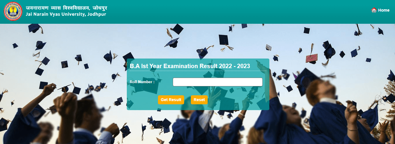 JNVU Result 2023 Out, B.A 1st Year Exam Result Direct Link_5.1