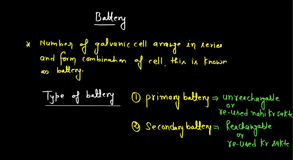 Class 12 Electrochemistry - Electrochemical Series, Concentration Cell, Battery_20.1