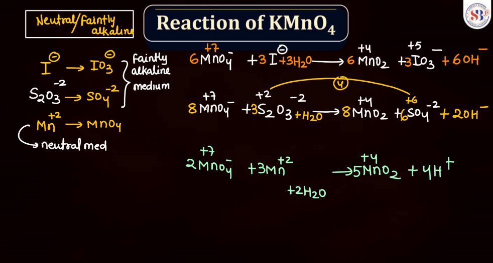 KMnO4 and K2Cr2O7 - Preparation, Physical and Chemical Properties_12.1