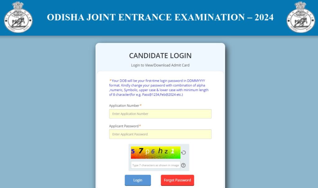 OJEE Admit Card 2024 2nd Phase Out at ojee.nic.in, Download Link_4.1