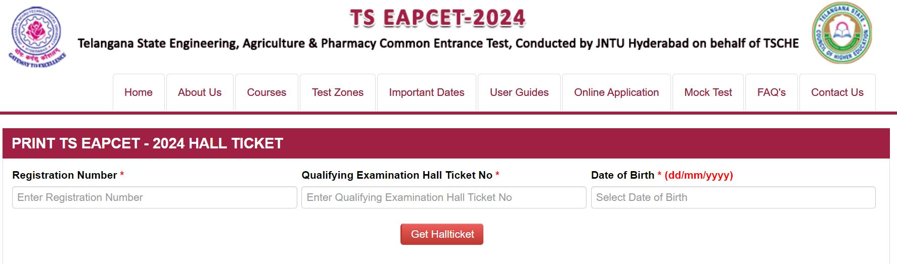 TS EAMCET Hall Ticket Download Link 2024 Out, Steps to Download Admit Card_4.1