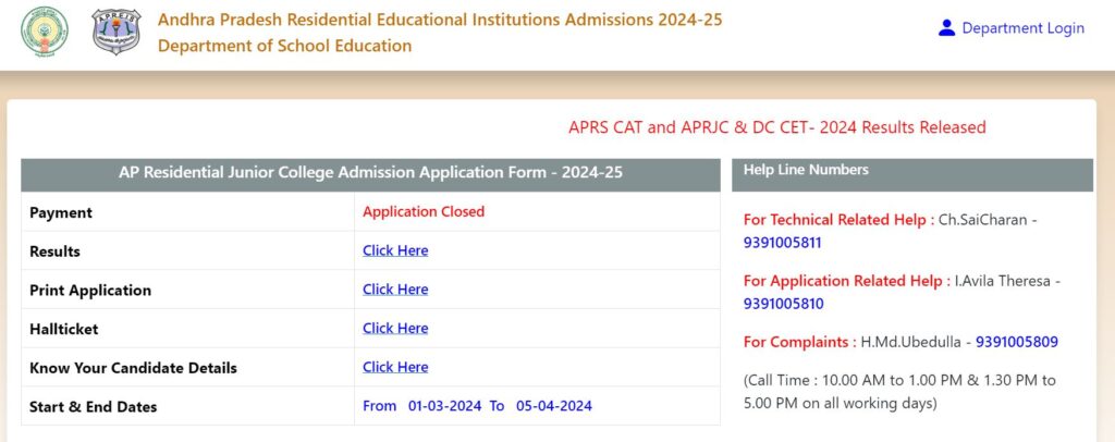 APRJC Results 2024 Out at aprs.apcfss.in, Direct Result Link_3.1