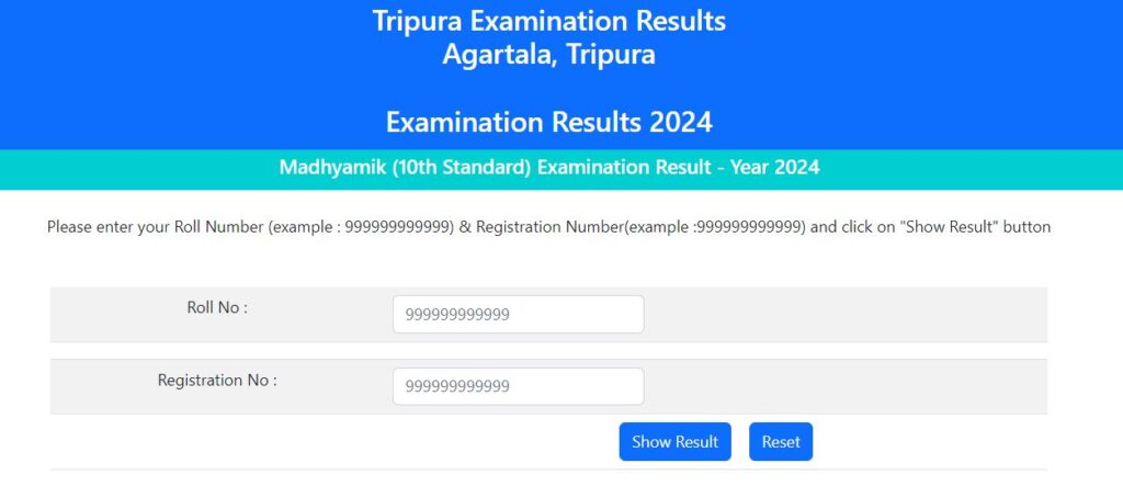 Tripura Madhyamik Result 2024 Out, TBSE Class 10 Result Link Active_4.1