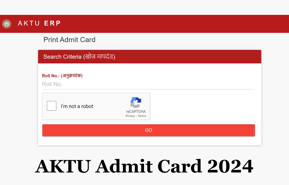 AKTU Admit Card 2024