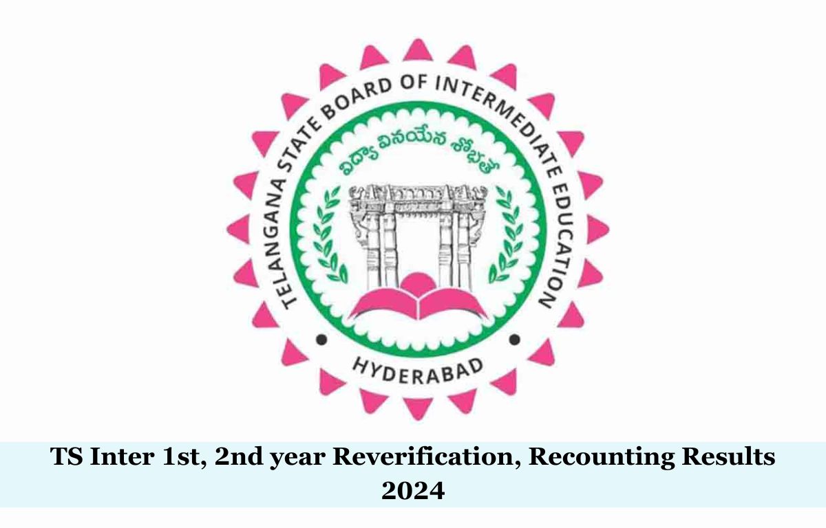 TS Inter 1st, 2nd year Reverification, Recounting Results 2024