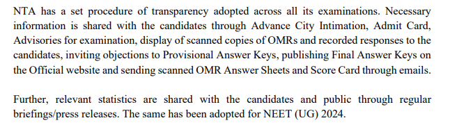 NEET Result 2024 Clarification Given by NTA, Check Notice_4.1