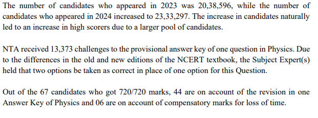 NEET Result 2024 Clarification Given by NTA, Check Notice_5.1