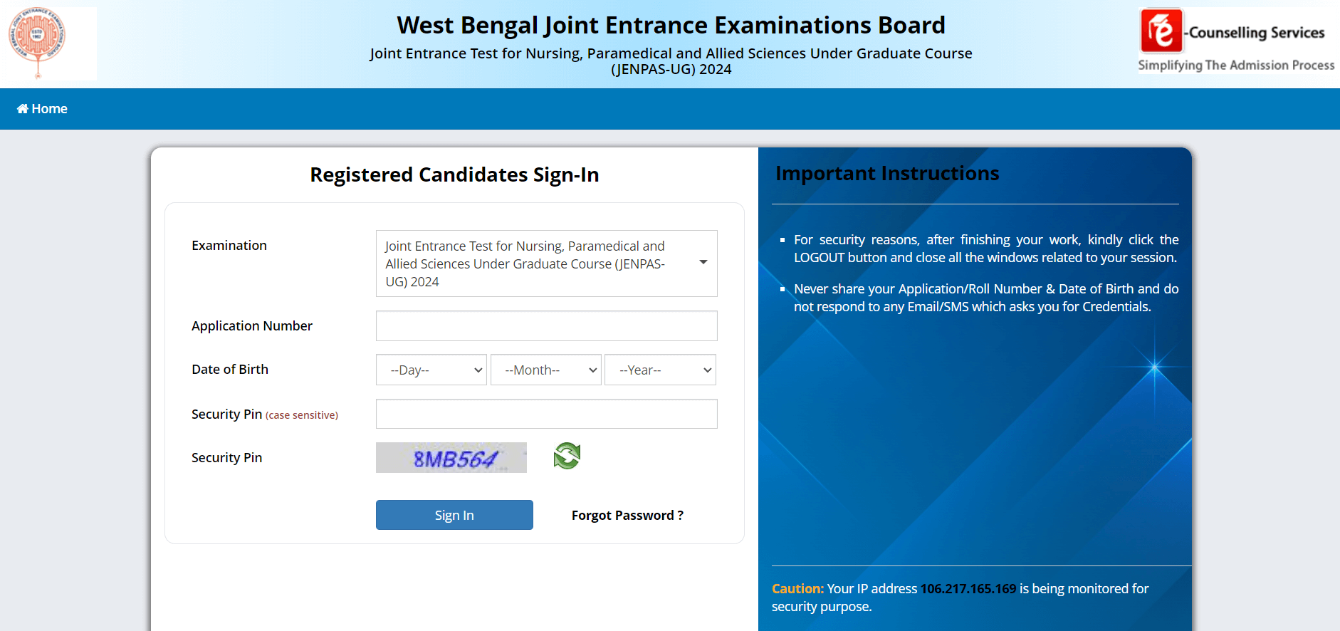 JENPAS UG Admit Card 2024 Released at wbjeeb.nic.in, Download Link_3.1