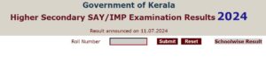 DHSE Kerala Plus 2 SAY Exam Result 2042