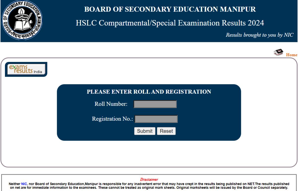 Manipur HSLC Compartmental Result 2024 Out, Check Class 10 Result Link