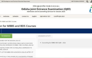 Odisha NEET Merit List 2024 Out, Download Round 2 Provisitional Seat Allotment Result