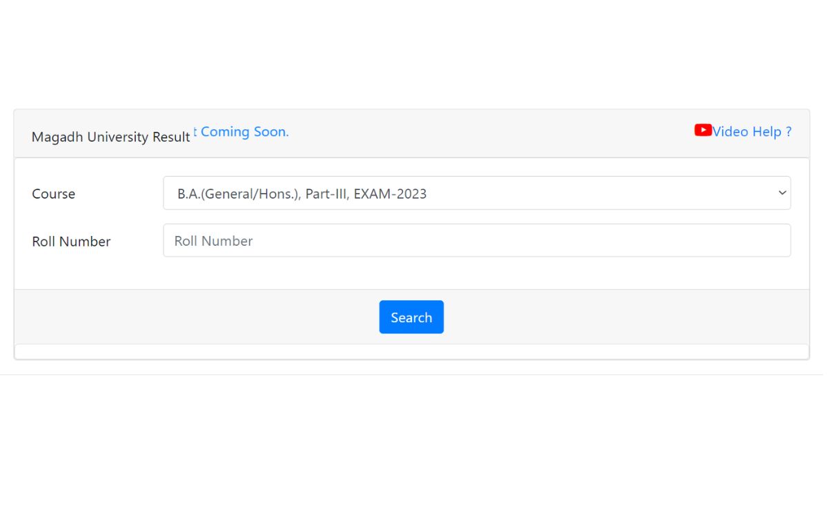 Magadh University Result