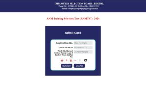 MP ANM Admit Card 2024